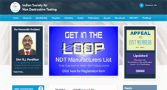 Desktop Screenshot of isnt.org.in
